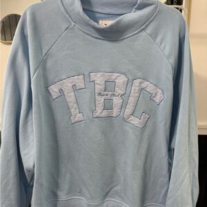 Light Blue Women's mockneck
